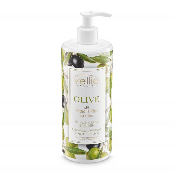 Odżywcze oliwkowe mleczko do ciała Vellie Olive, 400 ml