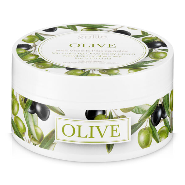 Nawilżający oliwkowy krem do ciała Vellie Olive, 200 ml
