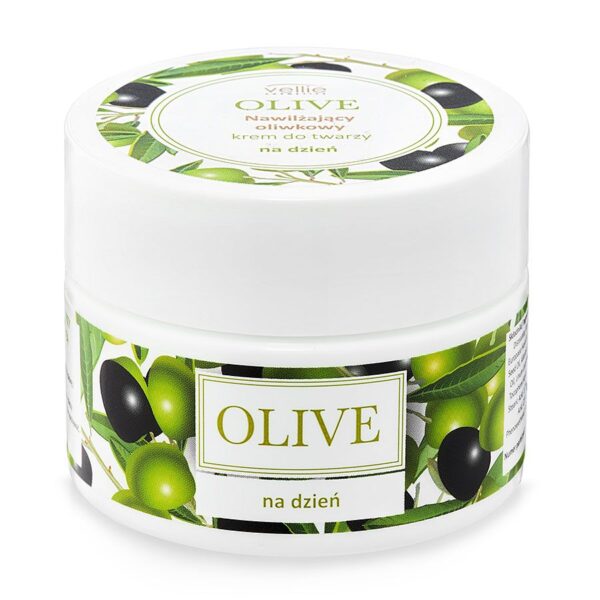 Nawilżający oliwkowy krem do twarzy na dzień Vellie Olive, 50 ml