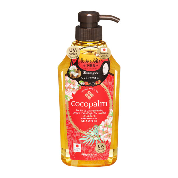 Nabłyszczający szampon do włosów chroniący kolor Cocopalm, 600 ml
